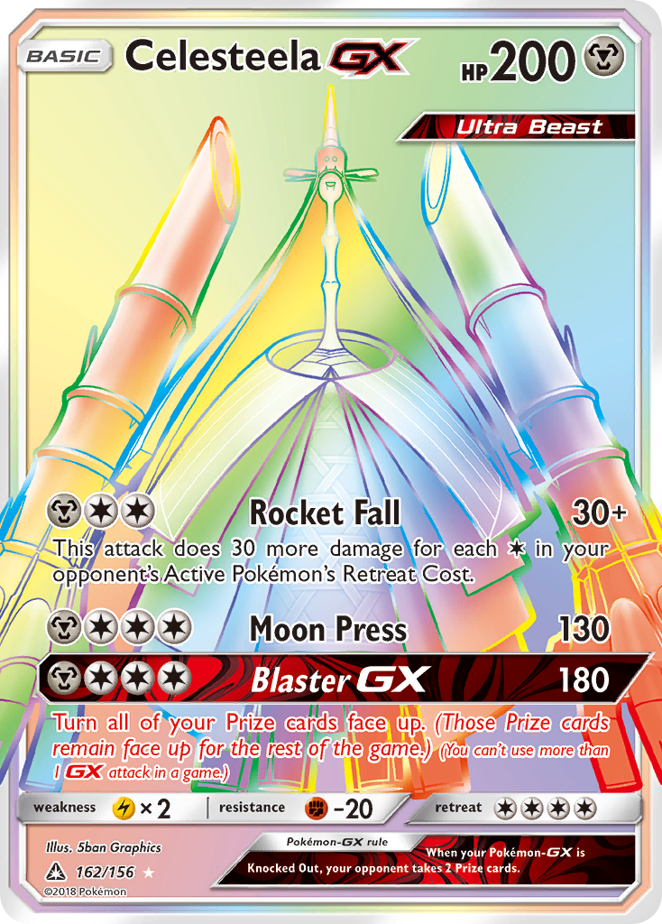 Celesteela-GX 162/178 Rare Rainbow