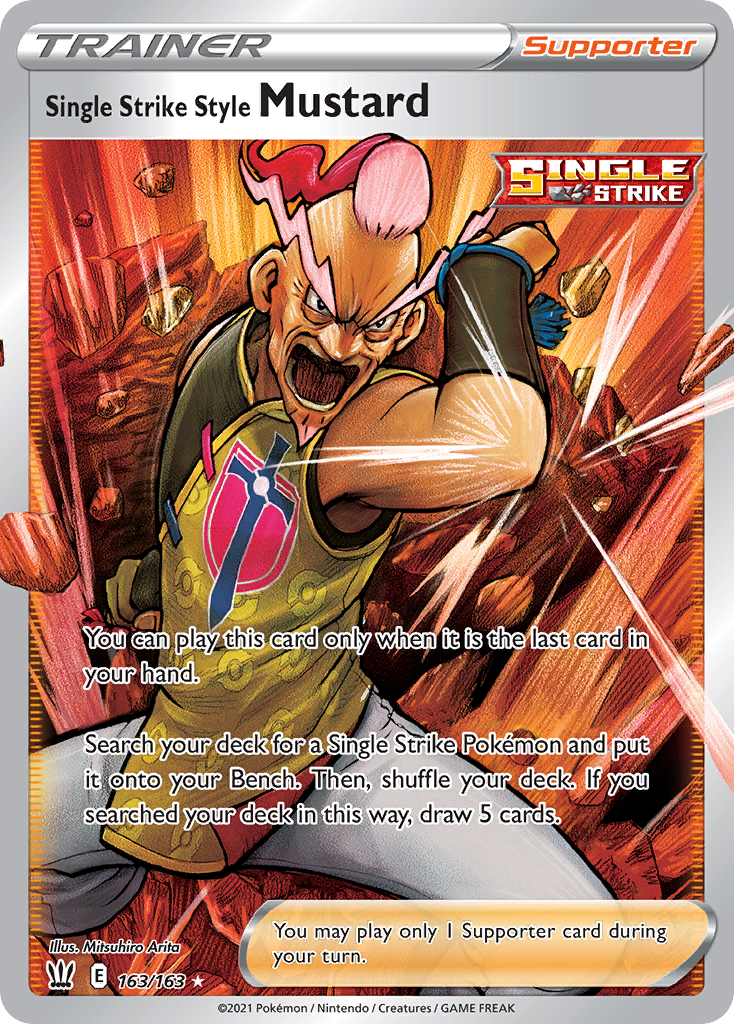 Single Strike Style Mustard 163/183 Rare Ultra