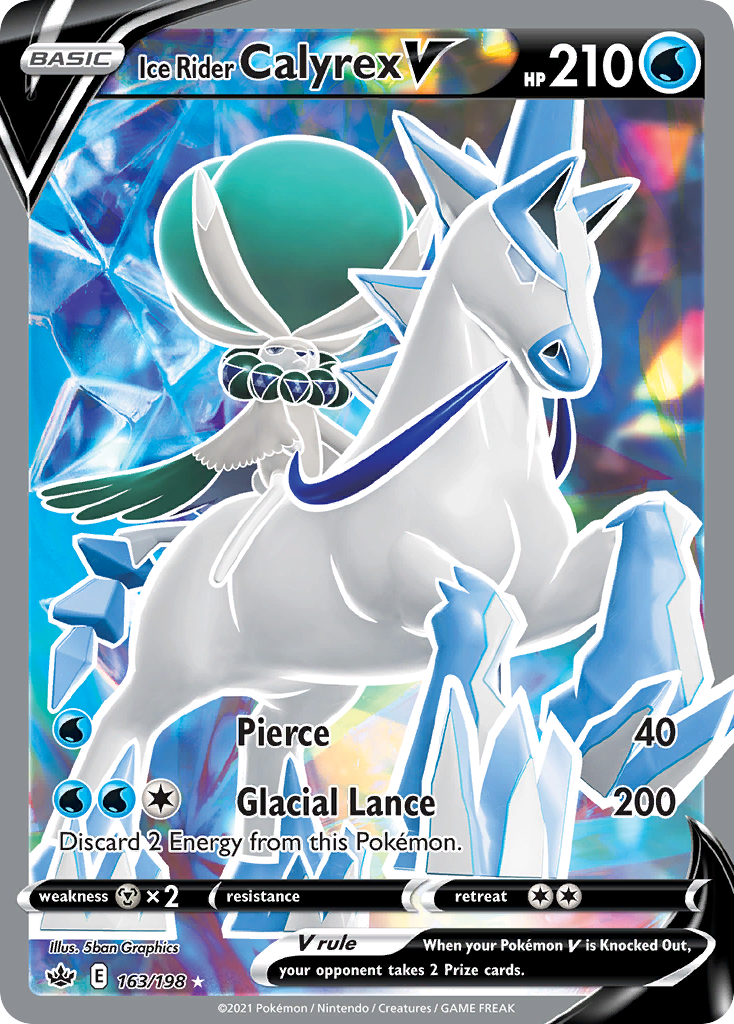 Ice Rider Calyrex V 163/233 Rare Ultra