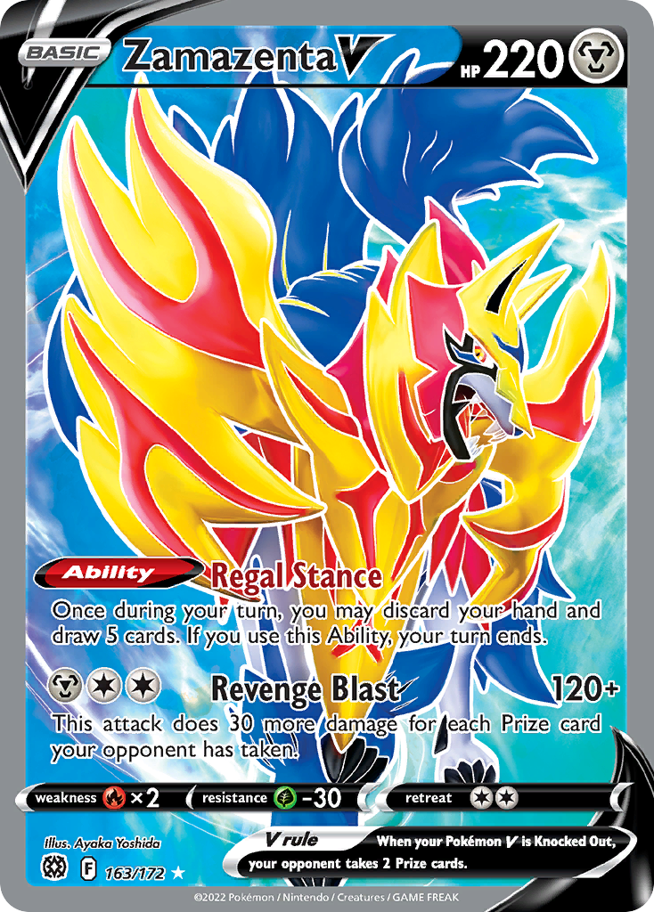 Zamazenta V 163/186 Rare Ultra