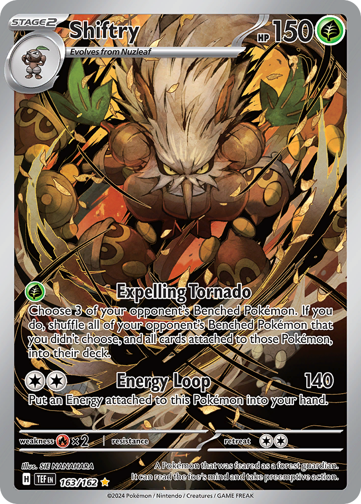 Shiftry 163/218 Illustration Rare