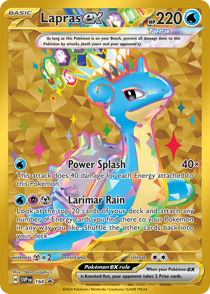 Lapras ex 164/196 Promo
