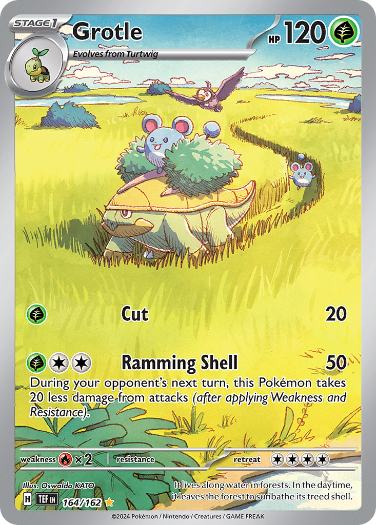 Grotle 164/218 Illustration Rare