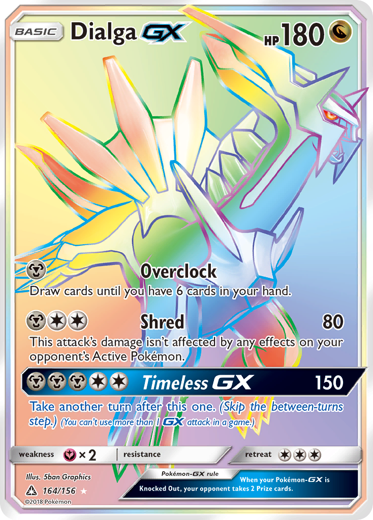 Dialga-GX 164/178 Rare Rainbow