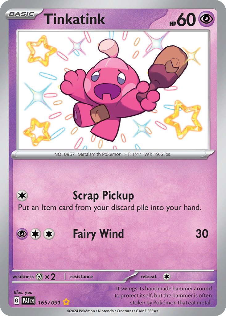 Tinkatink 165/245 Shiny Rare