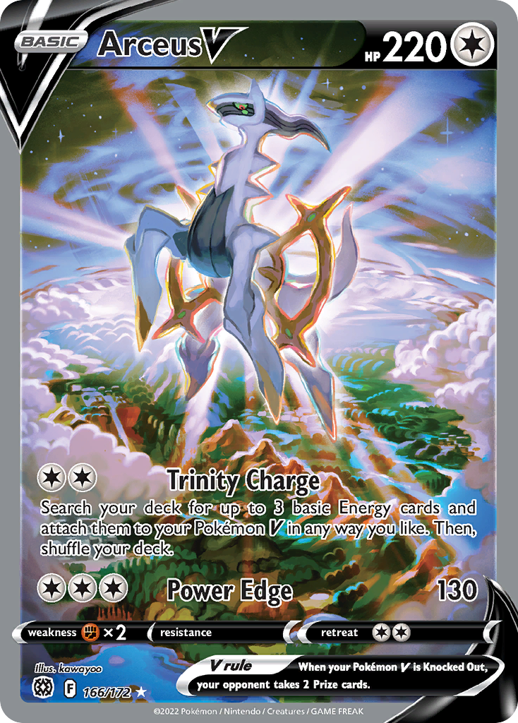 Arceus V 166/186 Rare Ultra