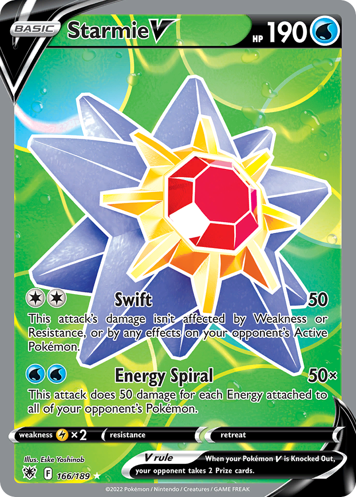 Starmie V 166/216 Rare Ultra
