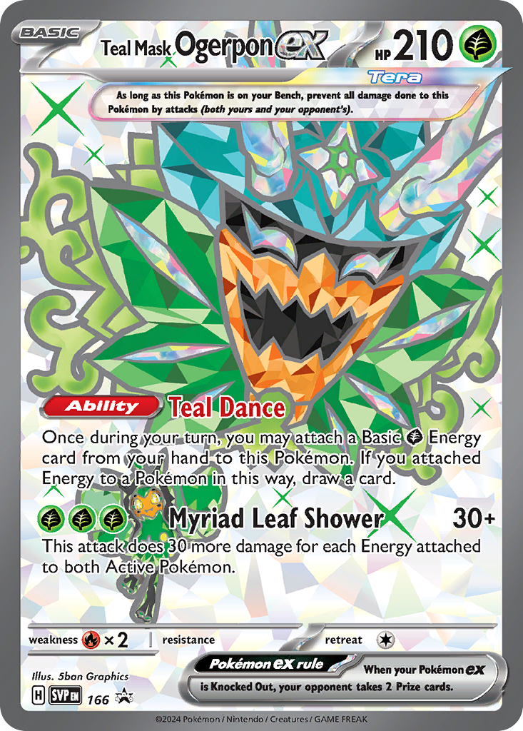 Teal Mask Ogerpon ex 166/148 Promo