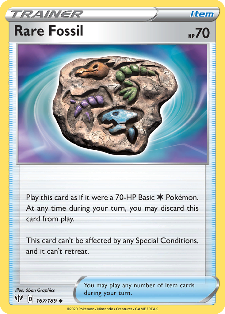 Rare Fossil 167/201 Uncommon