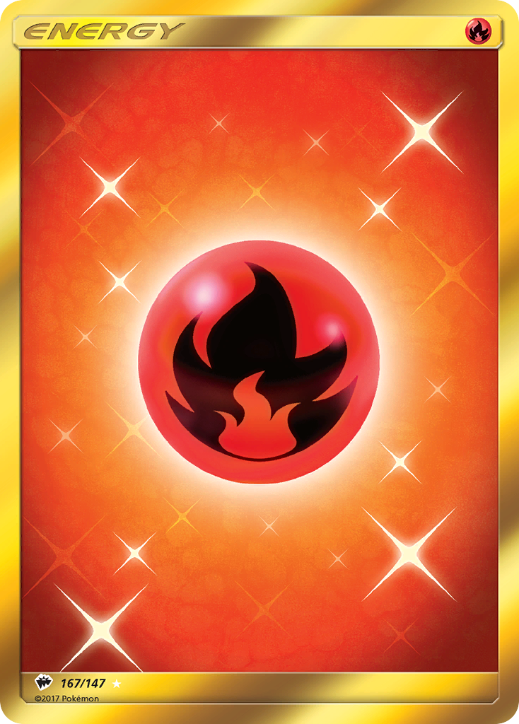 Fire Energy 167/177 Rare Secret