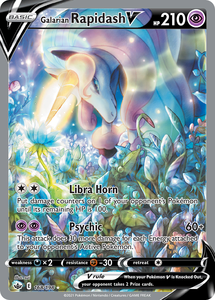 Galarian Rapidash V 168/233 Rare Ultra
