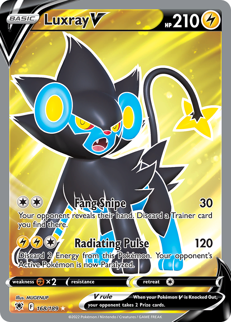 Luxray V 168/216 Rare Ultra