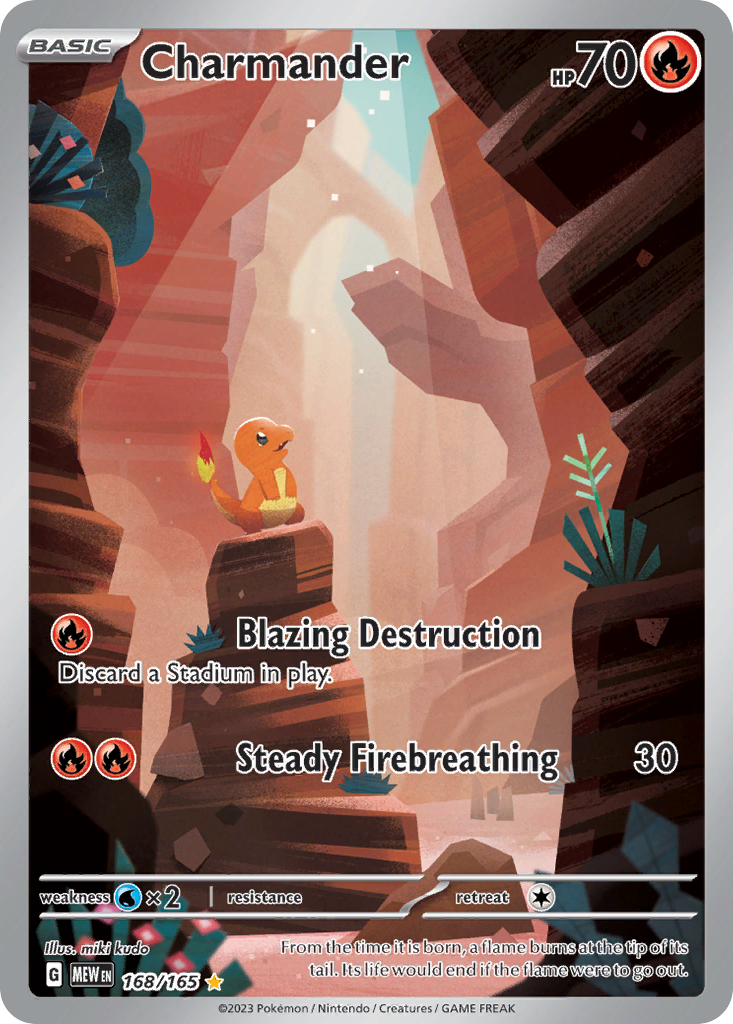 Charmander 168/207 Illustration Rare
