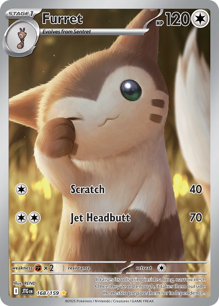 Furret 168/190 Illustration Rare