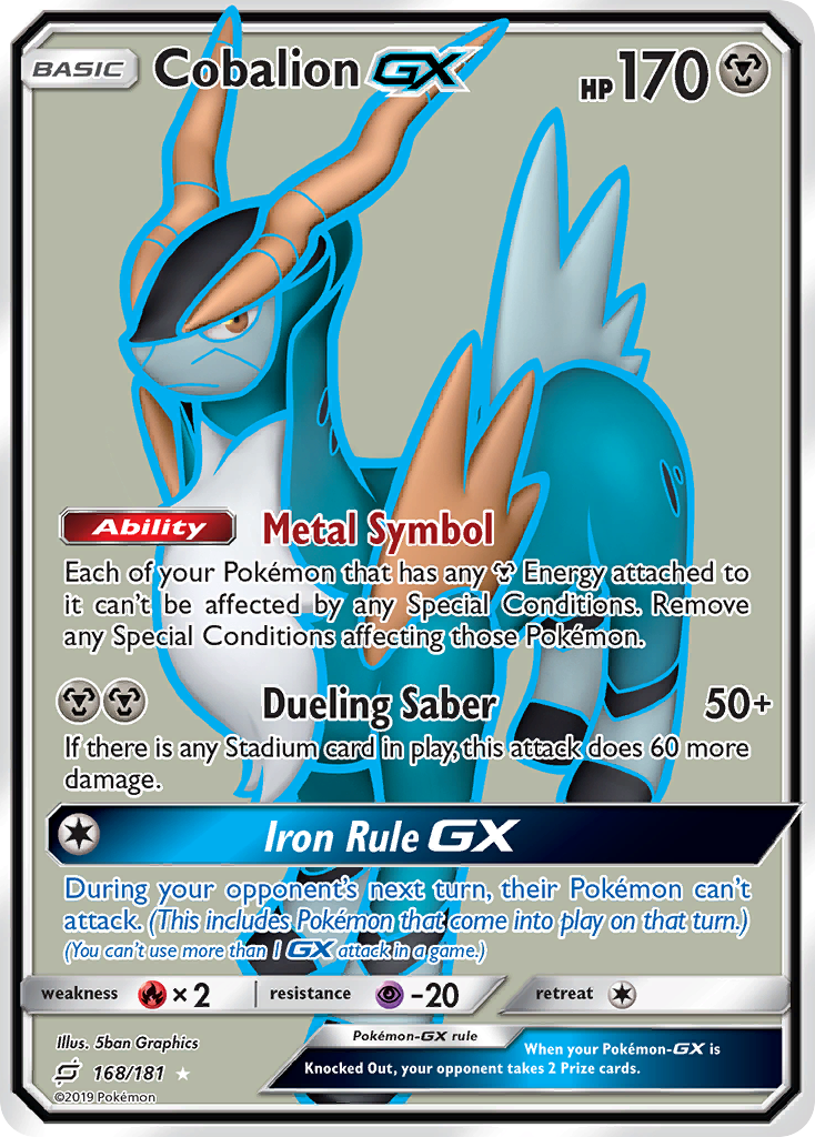 Cobalion-GX 168/198 Rare Ultra