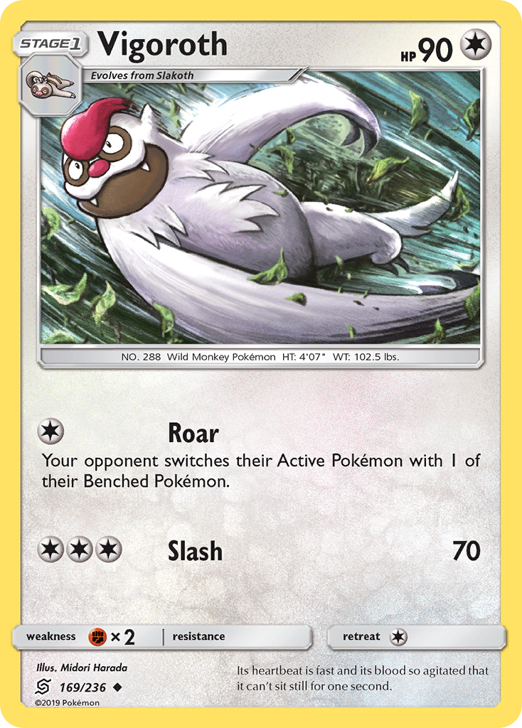 Vigoroth 169/260 Uncommon