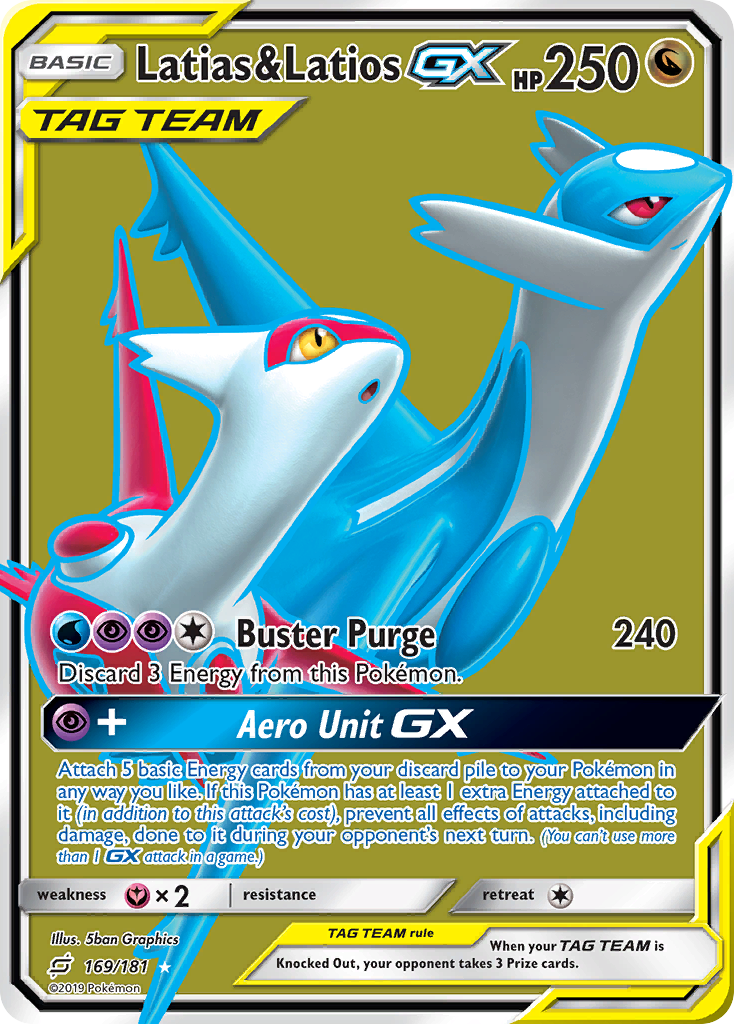 Latias & Latios-GX 169/198 Rare Ultra