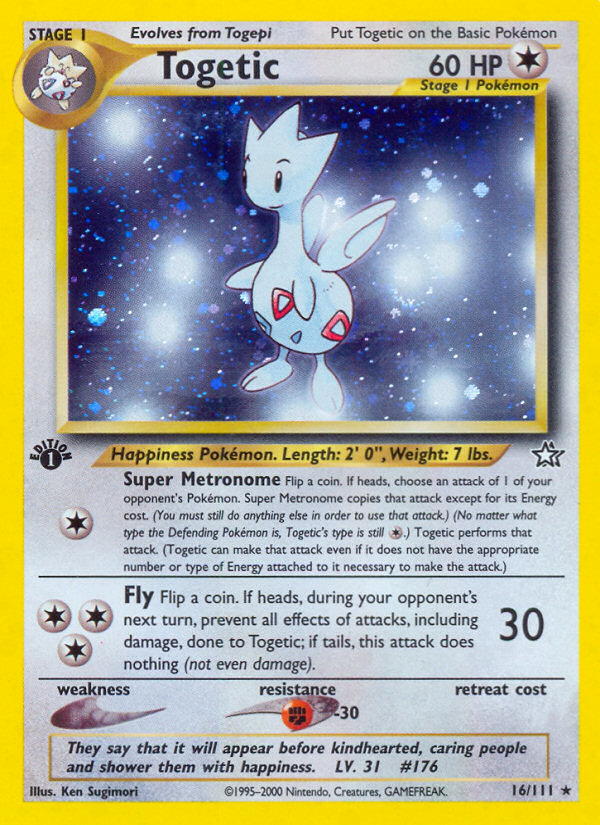 Togetic 016/111 Rare Holo