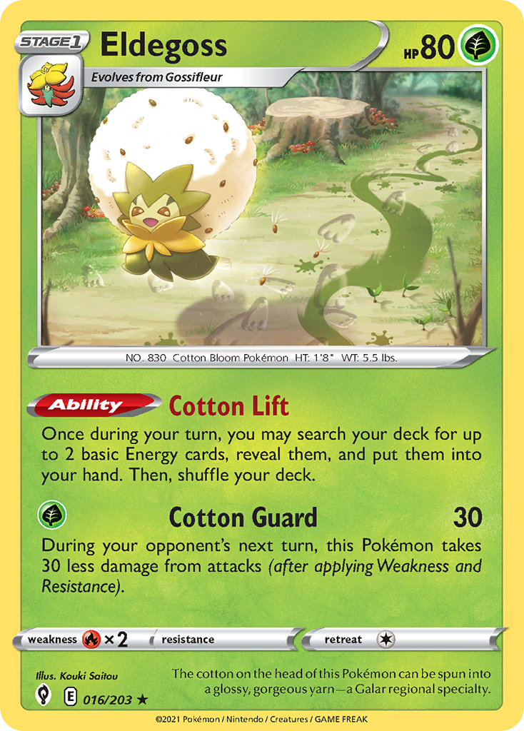 Eldegoss 016/237 Rare Holo