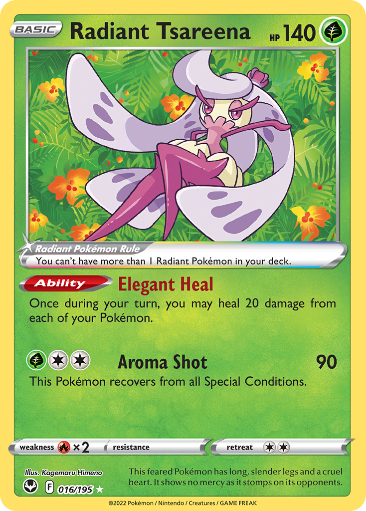 Radiant Tsareena 016/215 Radiant Rare