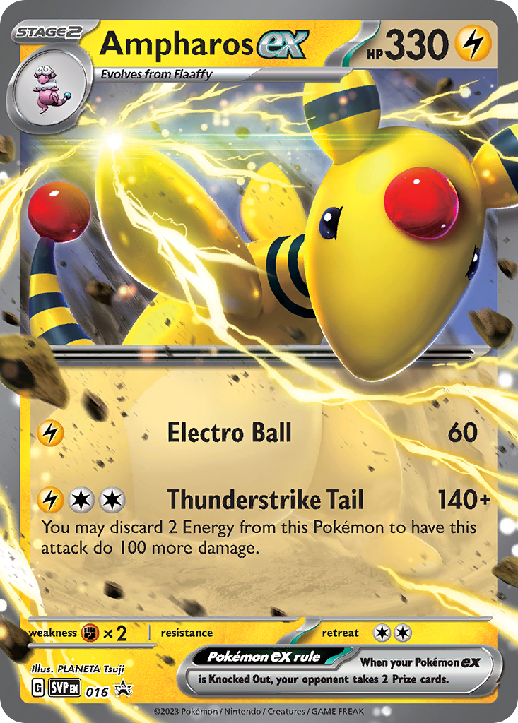 Ampharos ex 016/196 Promo
