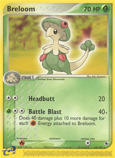 Breloom 016/109 Rare