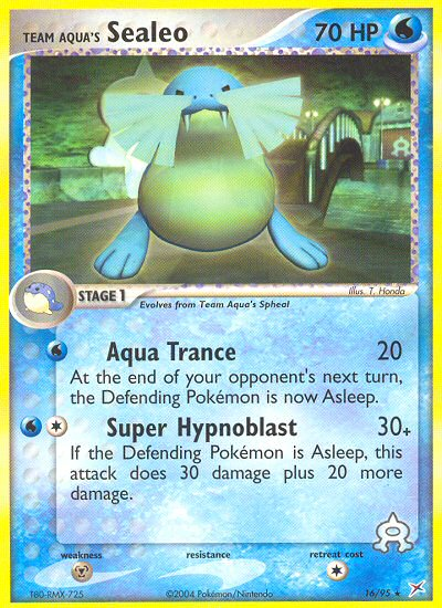 Team Aqua's Sealeo 016/97 Rare