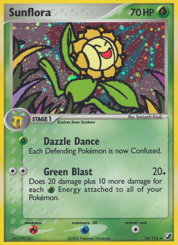 Sunflora 016/145 Rare Holo