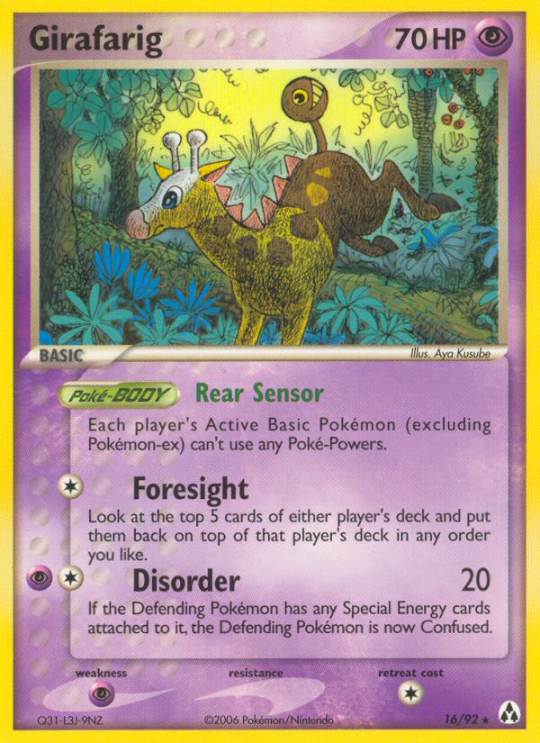 Girafarig 016/93 Rare