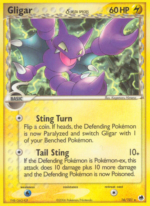 Gligar δ 016/101 Rare