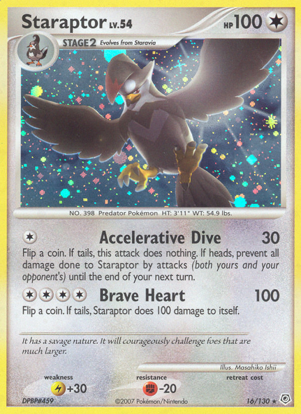 Staraptor 016/130 Rare Holo