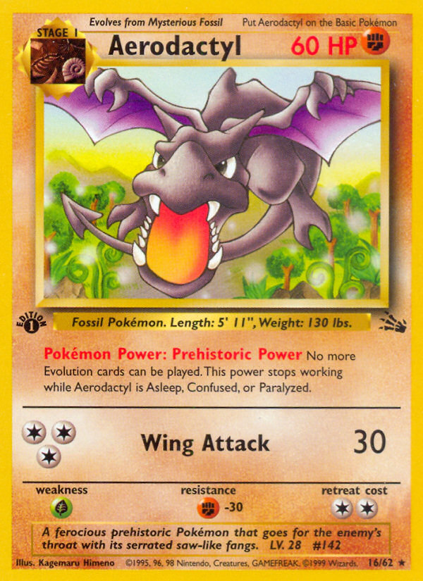 Aerodactyl 016/62 Rare