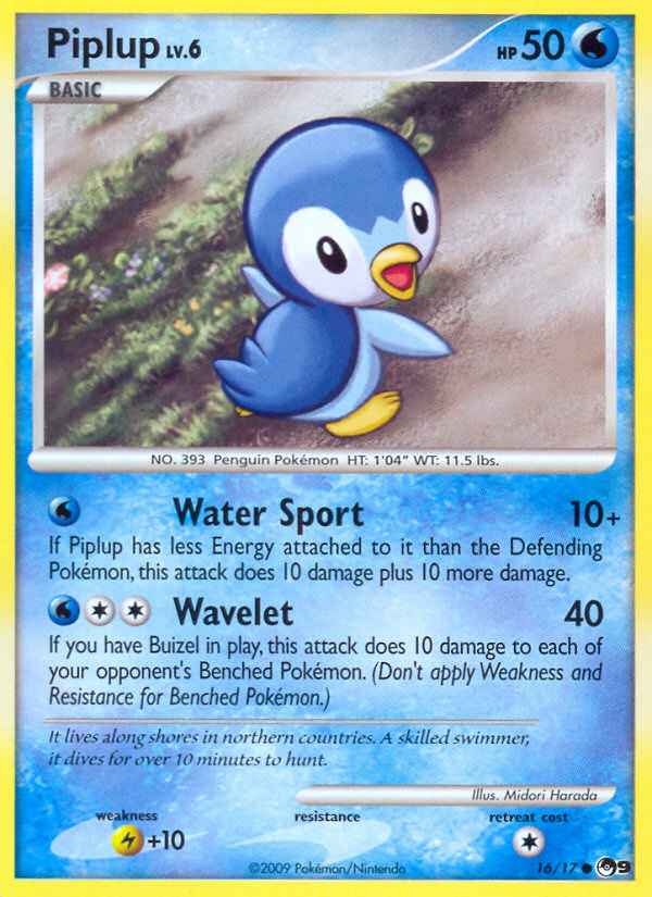 Piplup 016/17 Common
