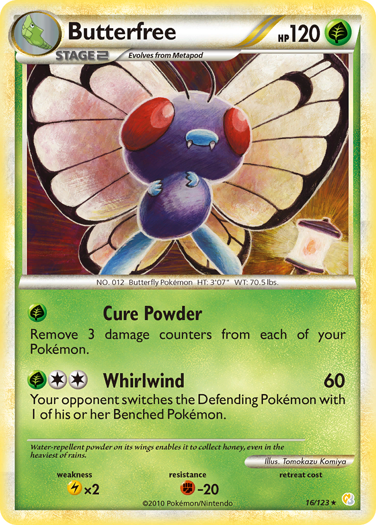 Butterfree 016/124 Rare