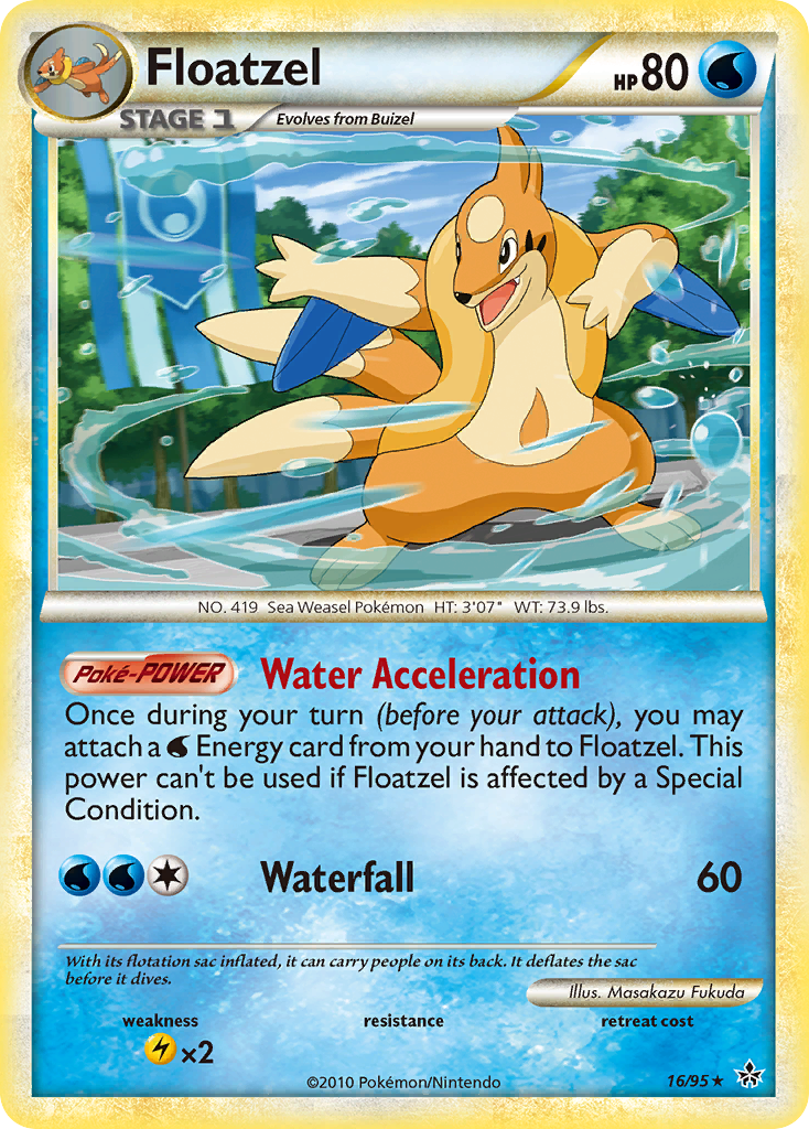 Floatzel 016/96 Rare