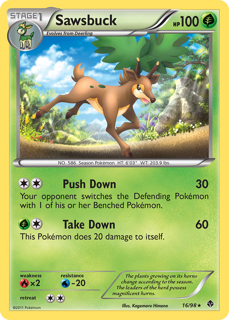Sawsbuck 016/98 Rare