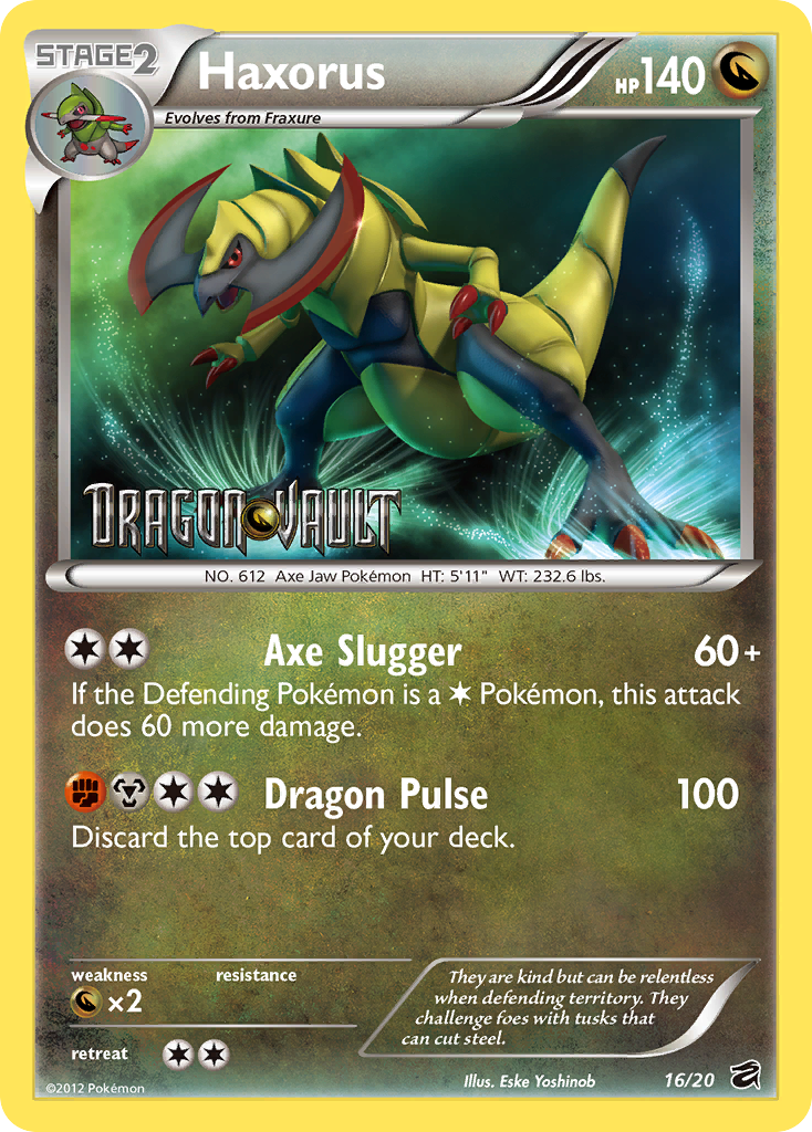 Haxorus 016/21 Rare Holo
