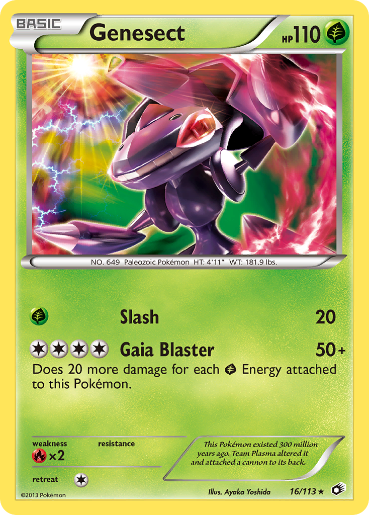 Genesect 016/140 Rare Holo