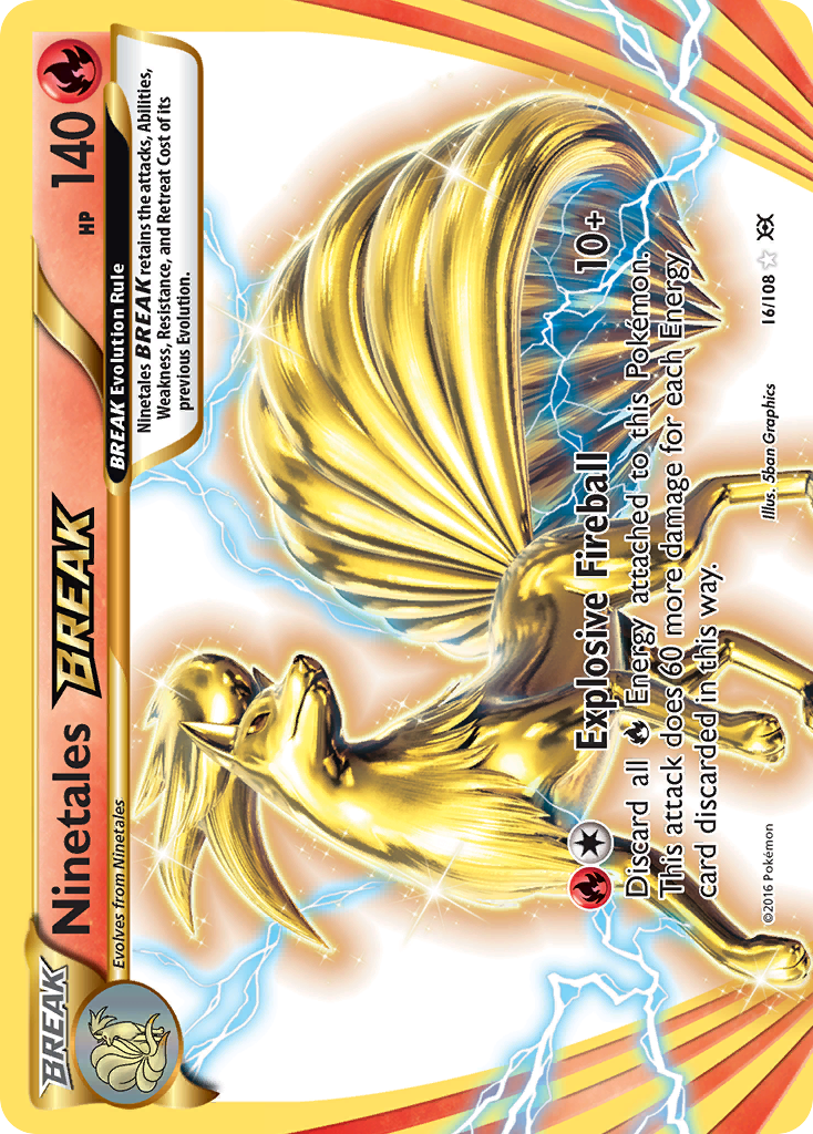 Ninetales BREAK 016/113 Rare BREAK