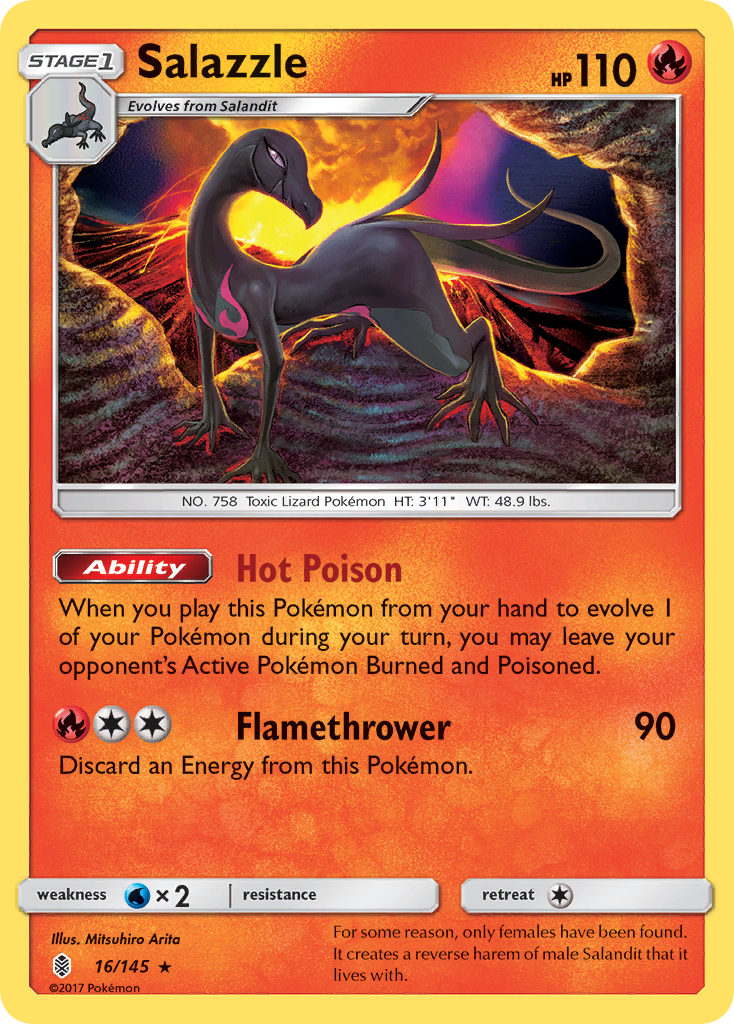 Salazzle 016/180 Rare