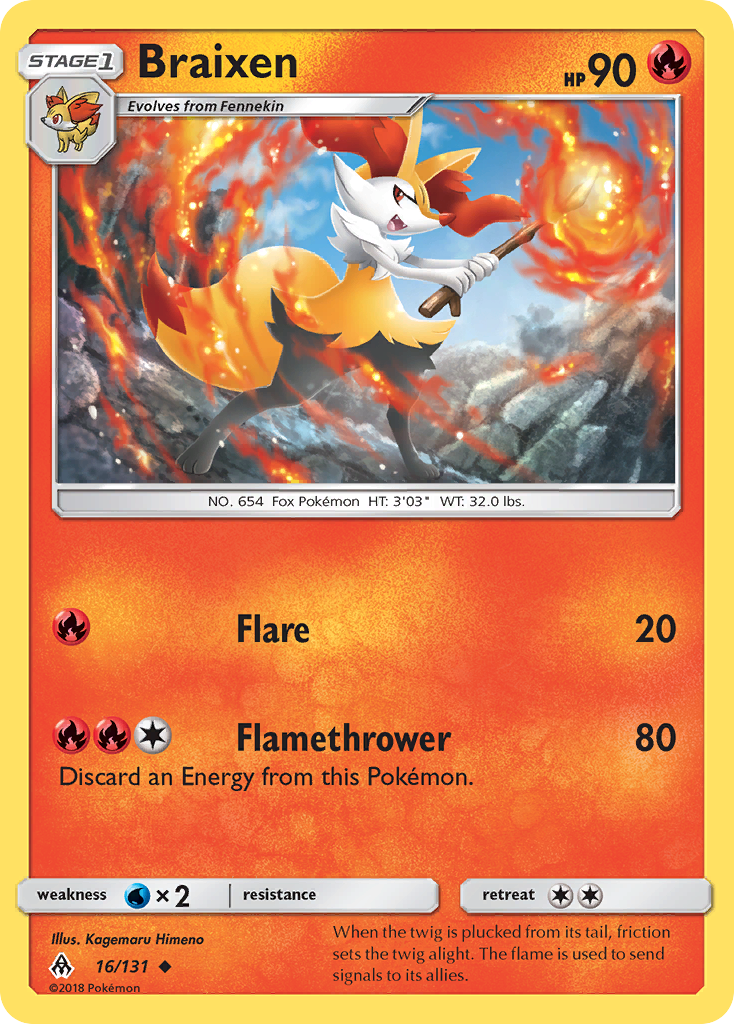 Braixen 016/150 Uncommon