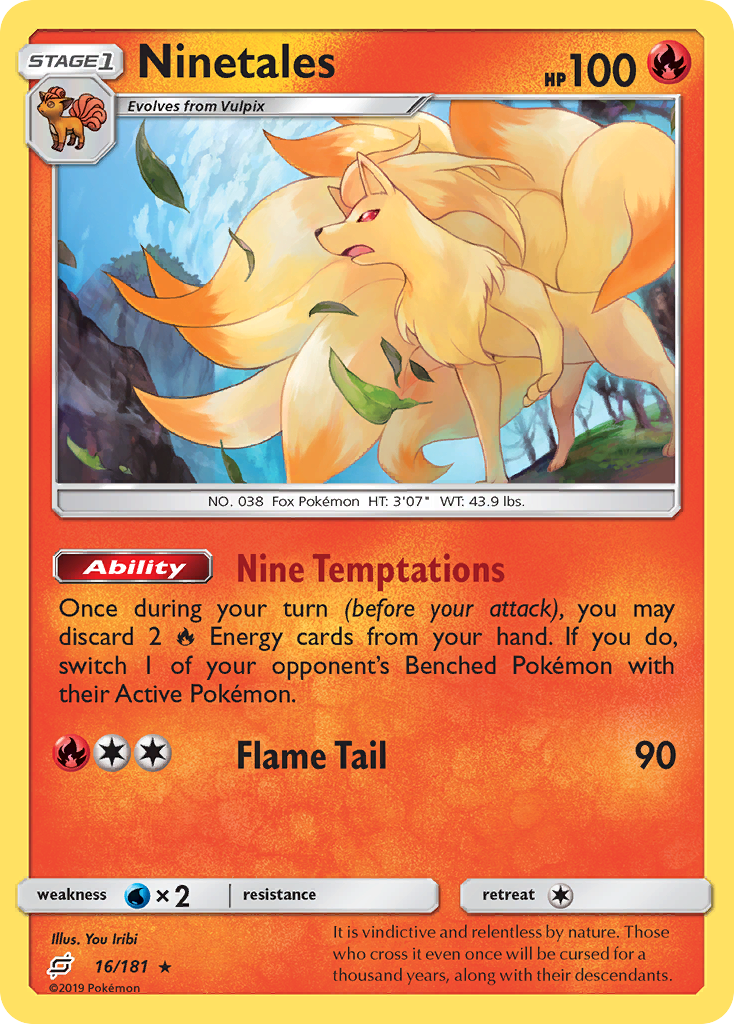 Ninetales 016/198 Rare