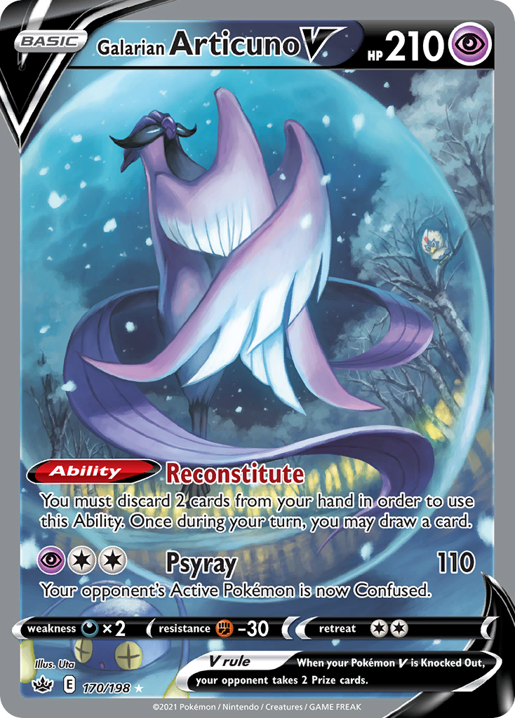 Galarian Articuno V 170/233 Rare Ultra