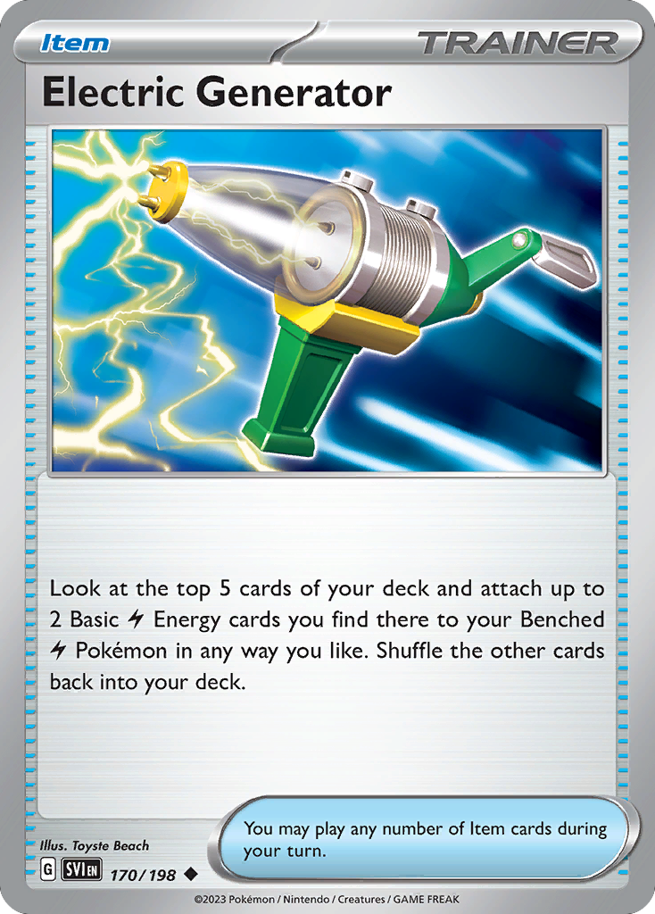 Electric Generator 170/258 Uncommon