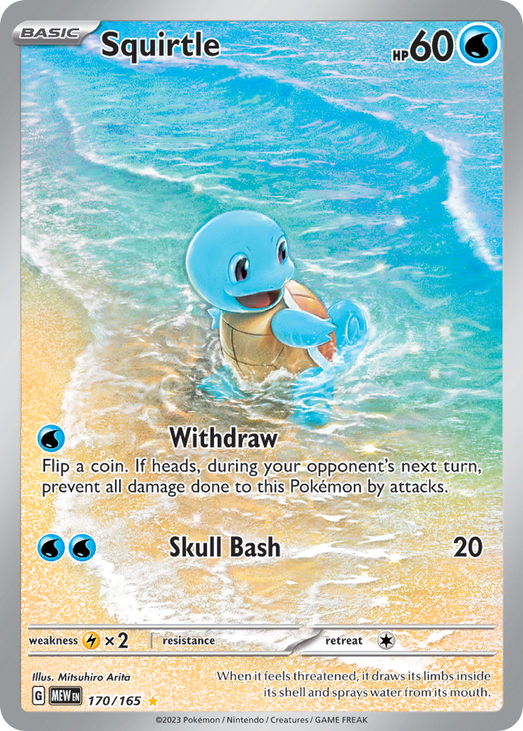 Squirtle 170/207 Illustration Rare
