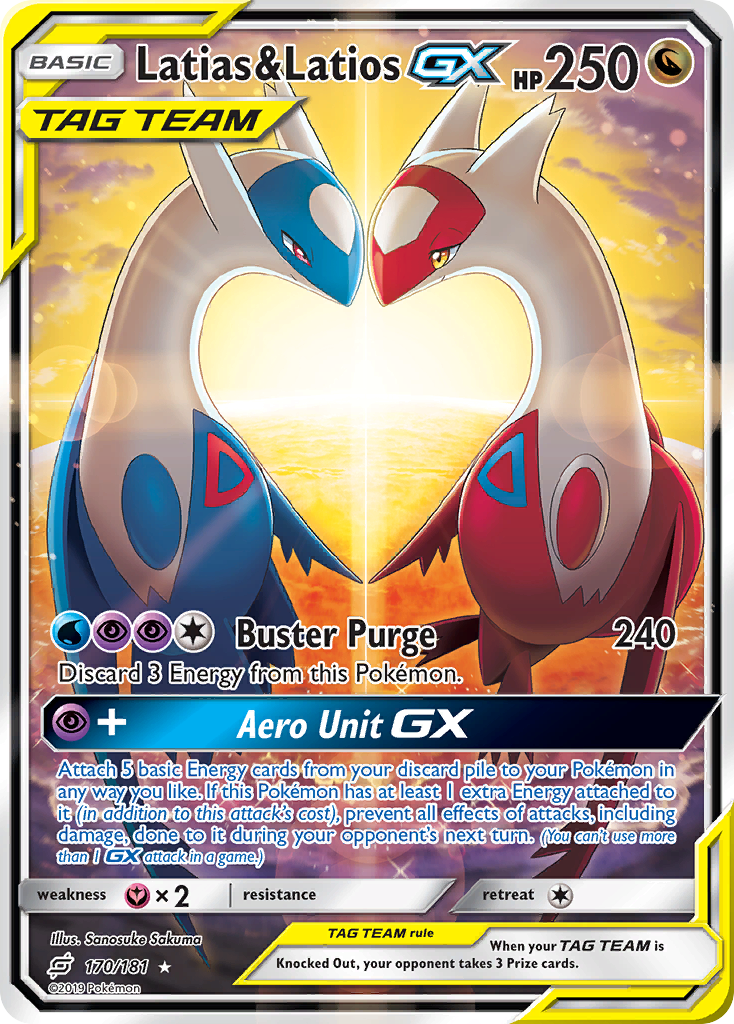 Latias & Latios-GX 170/198 Rare Ultra