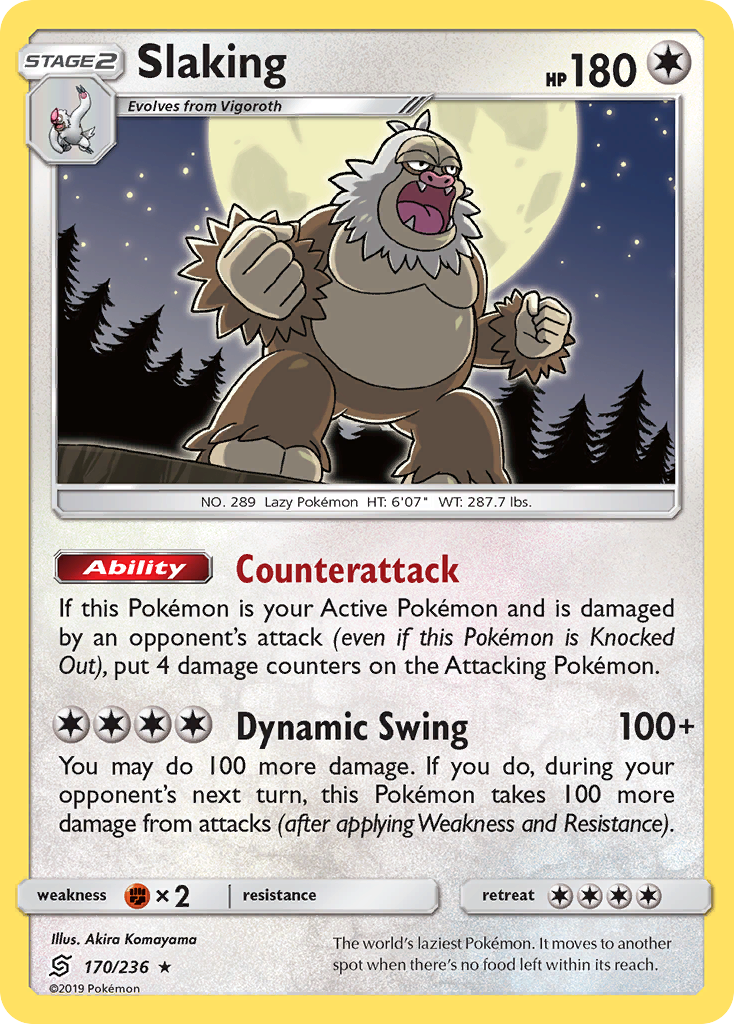 Slaking 170/260 Rare Holo
