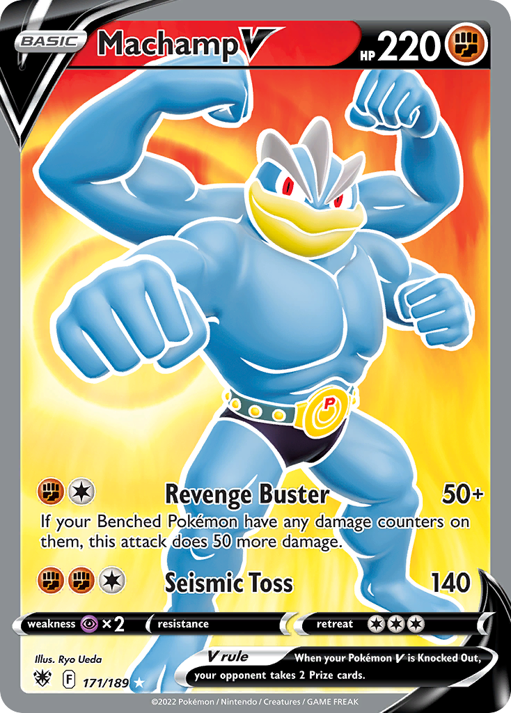 Machamp V 171/216 Rare Ultra