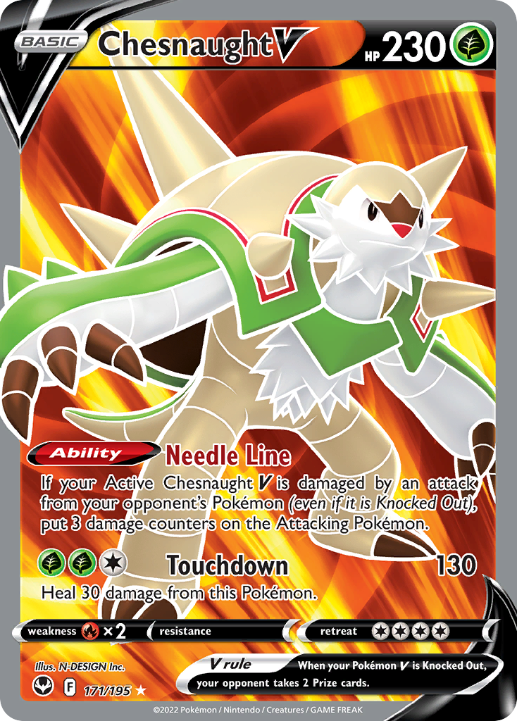 Chesnaught V 171/215 Rare Ultra