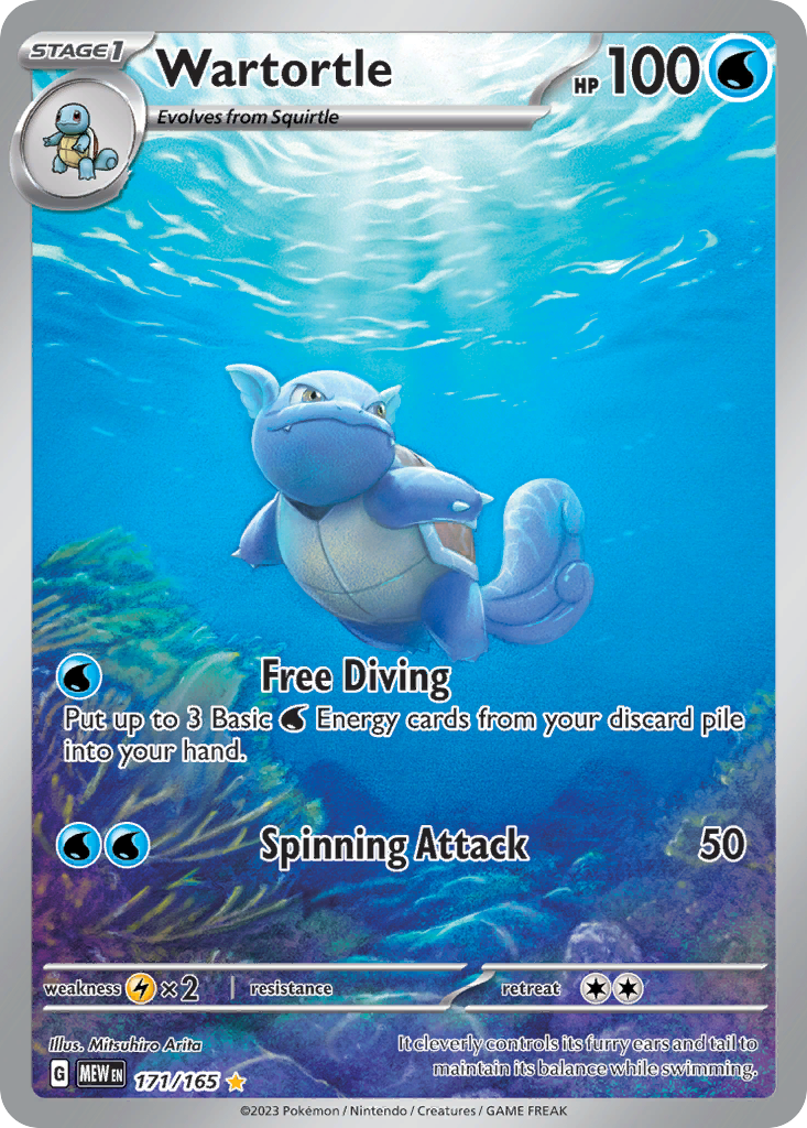 Wartortle 171/207 Illustration Rare